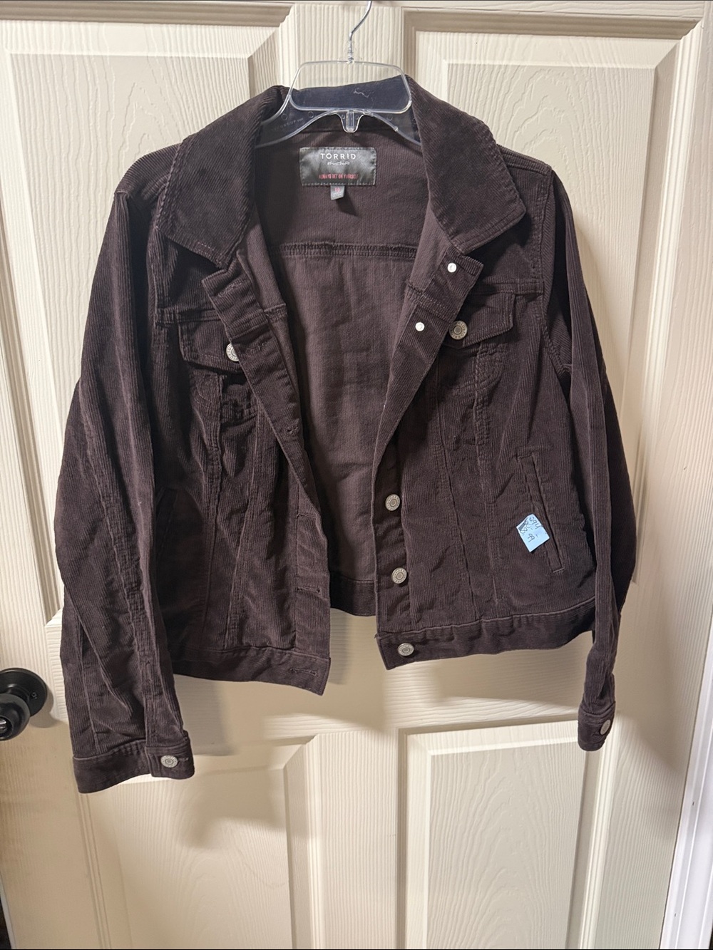 torrid Chocolate Brown Corduroy Jacket